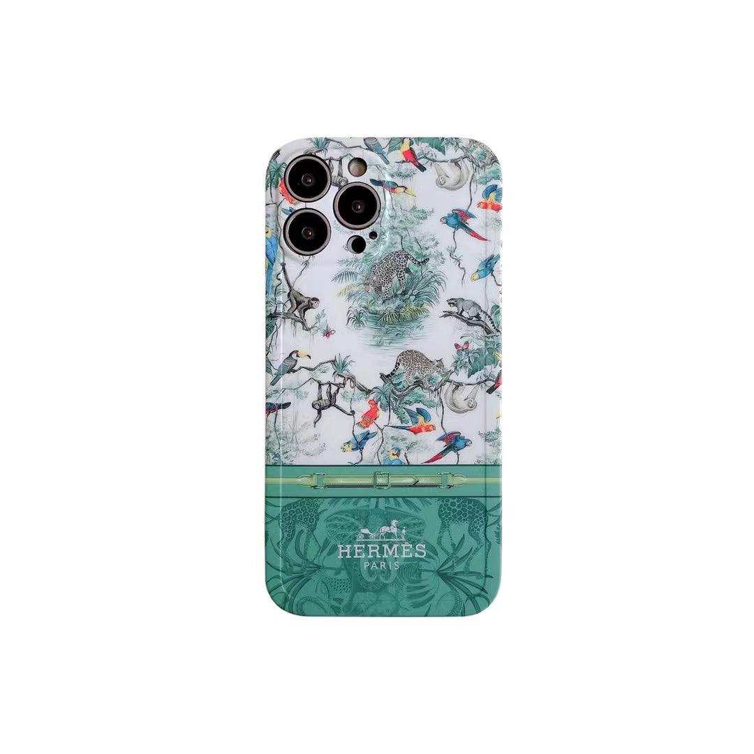 Hermes Floral Phone Case