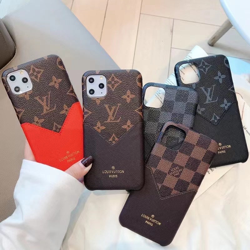 LV iPhone Card Wallet Cases - EliteCaseHub