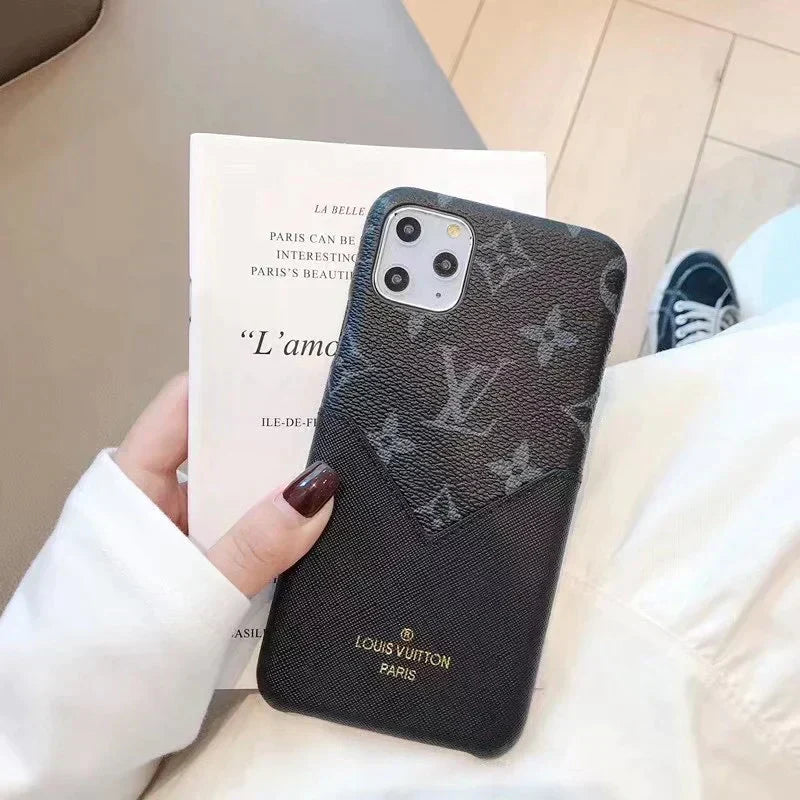 LV iPhone Card Wallet Cases - EliteCaseHub