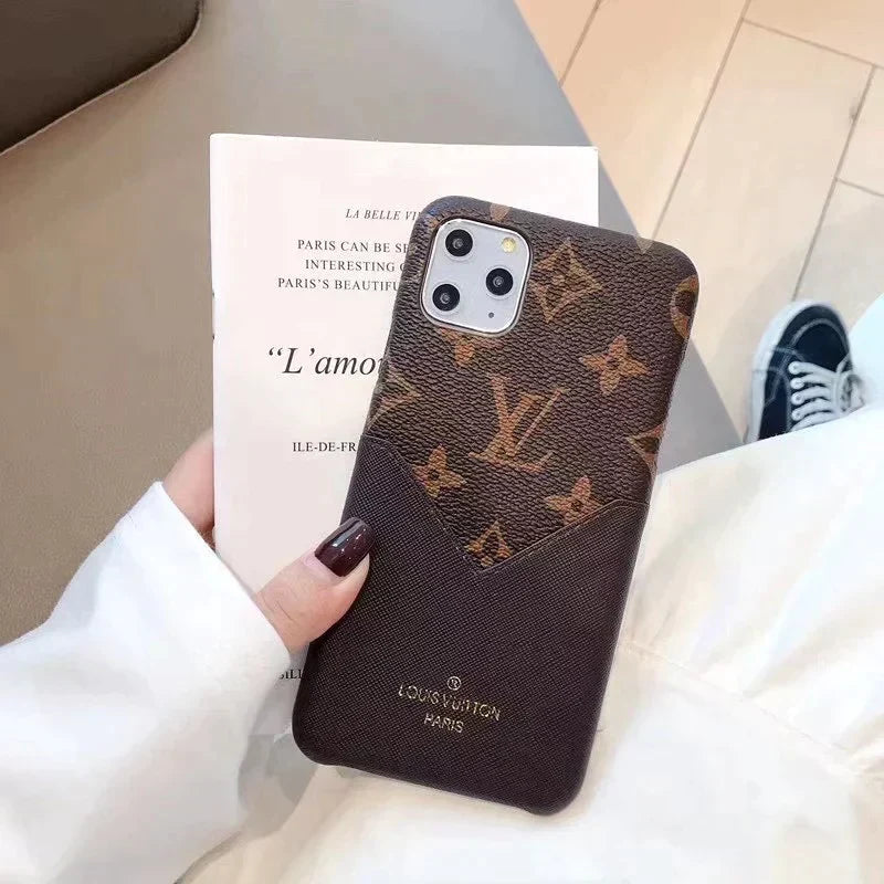 LV iPhone Card Wallet Cases - EliteCaseHub