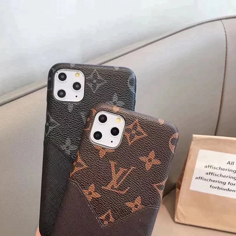 LV iPhone Card Wallet Cases - EliteCaseHub