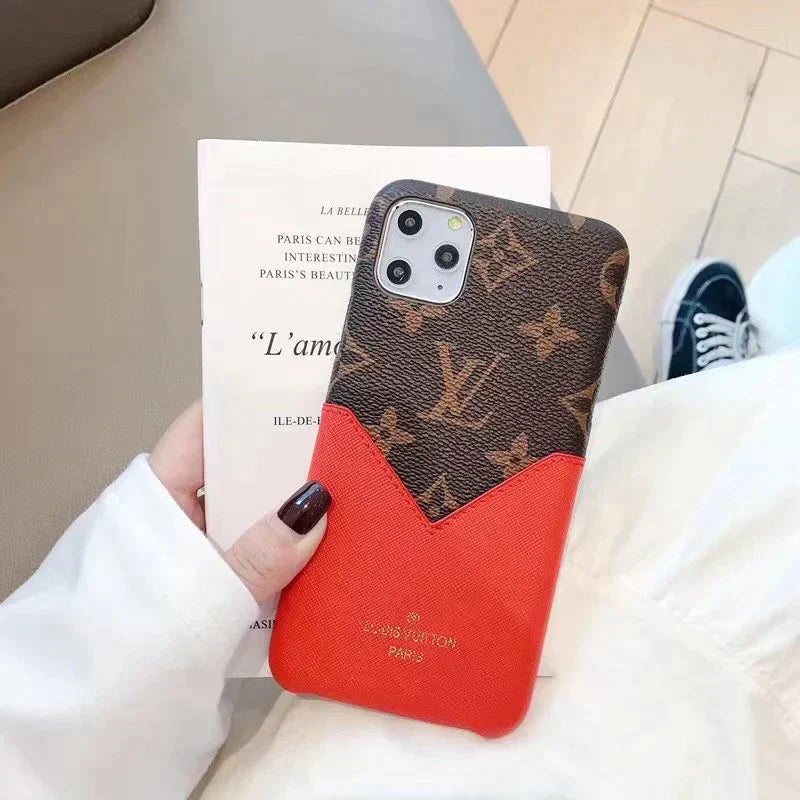 LV iPhone Card Wallet Cases - EliteCaseHub