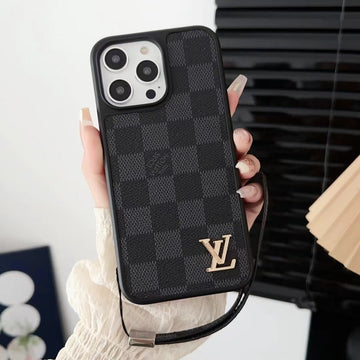 Leather Lv  iPhone Case