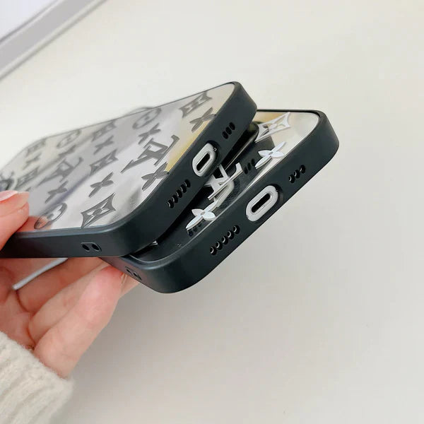 MIRRORED LV PHONE CASE FOR IPHONE 16 15 14