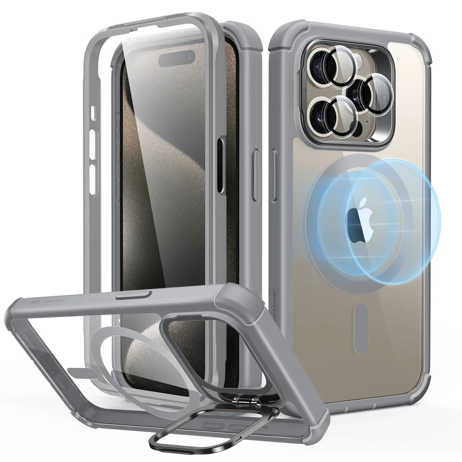 ESR Case, Compatible with MagSafe, Military-Grade Protection for iPhone 15 Series