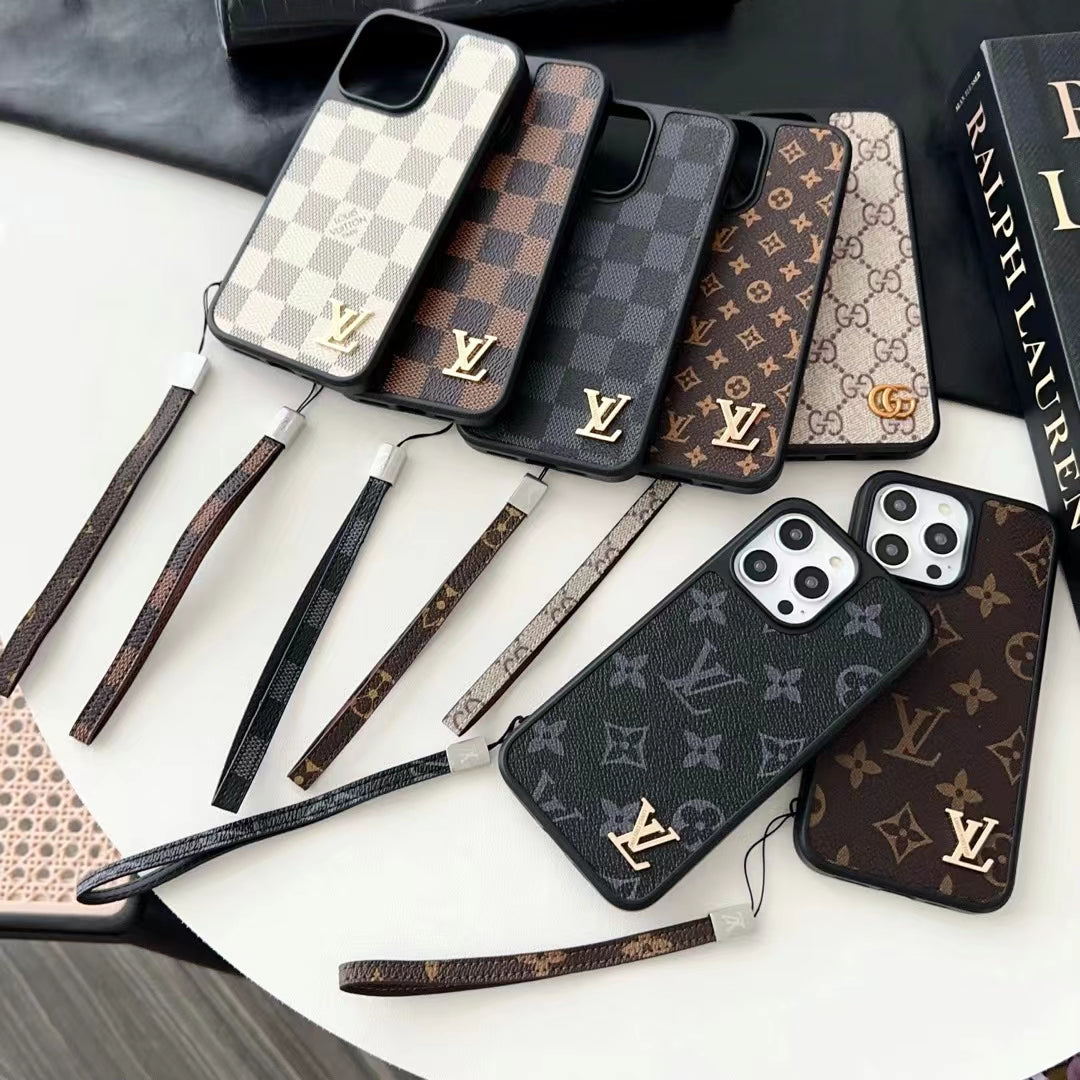 Leather Lv  iPhone Case