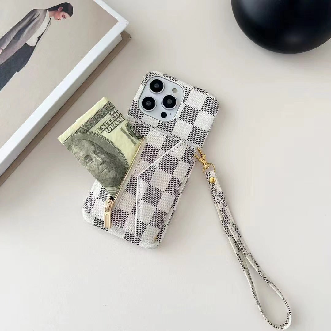 NEW IPHONE LV  GUCCI LEATHER WALLET PHONE CASE