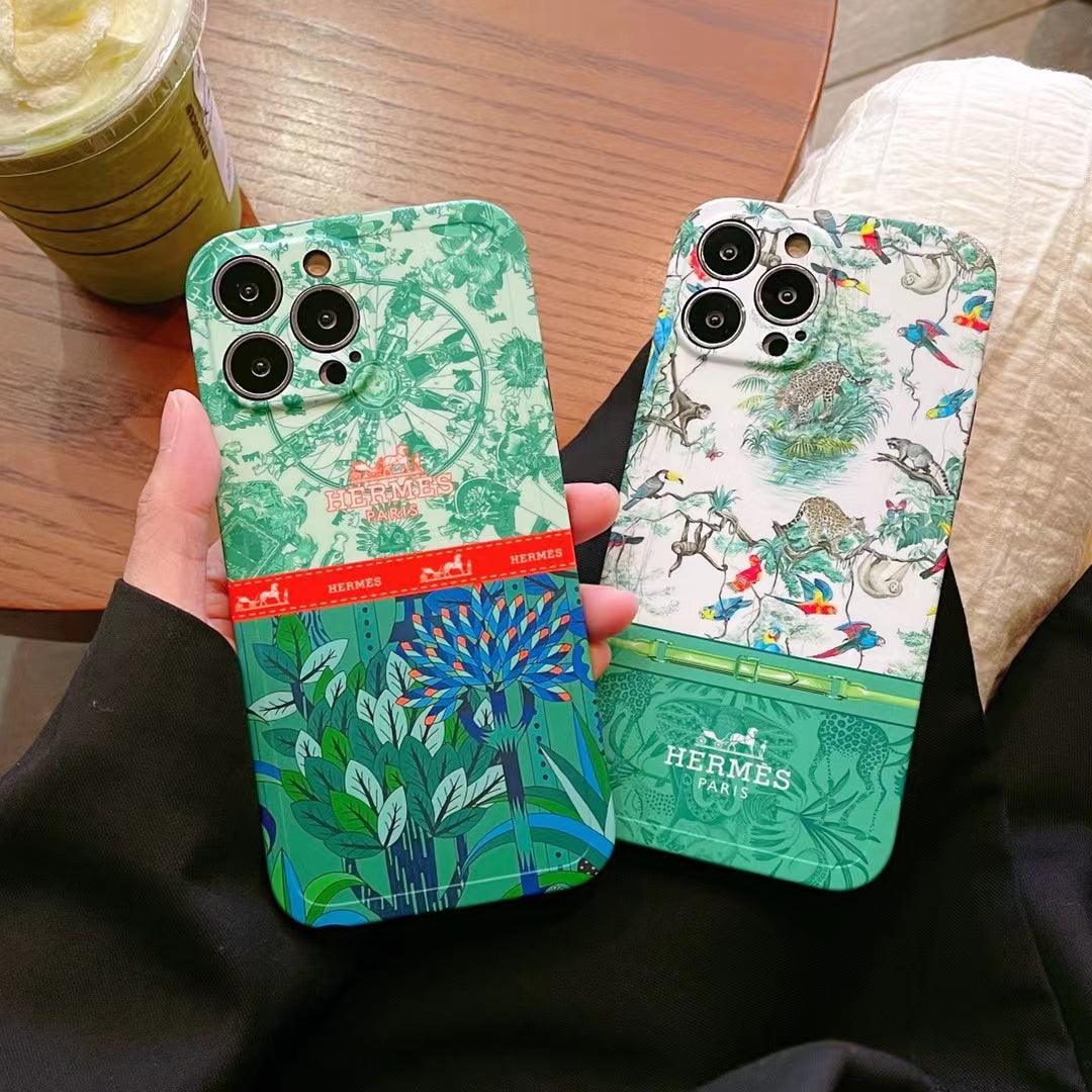 Hermes Floral Phone Case