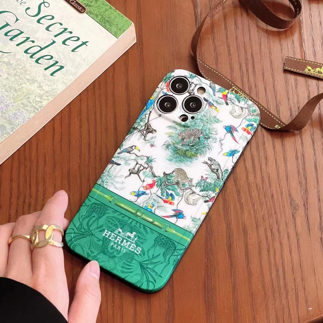 Hermes Floral Phone Case