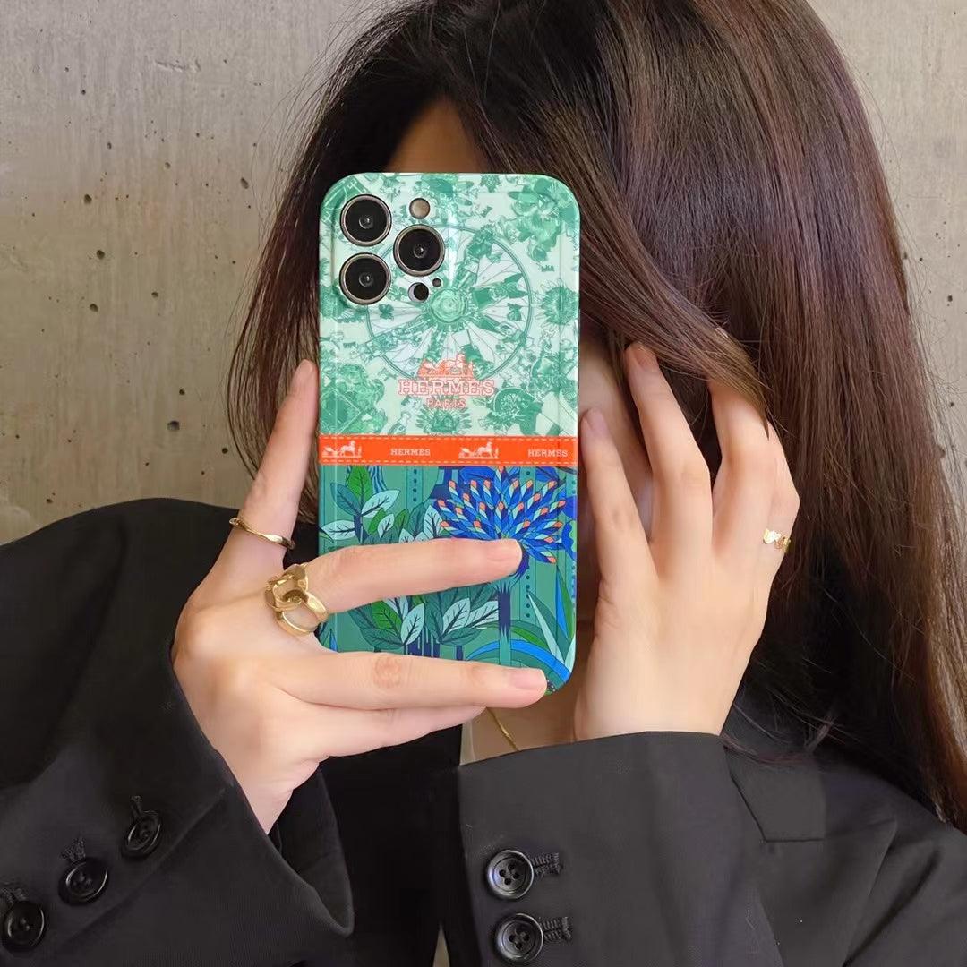 Hermes Floral Phone Case